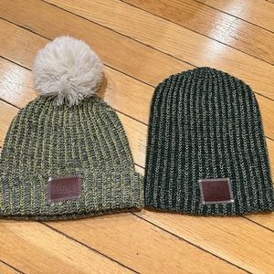 Love Your Melon Beanie Hats x2